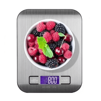 Genérico - Pesa Digital Cocina Acero Inoxidable 5Kg Color Plateado