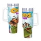 thumbnail image 4 of Los Croods: Árbol Familiar Vaso aislado de acero inoxidable con asa, diseño temático, regalo para familia, amigos y fans; incluye pajita y encaja en el portavasos estándar, 40 oz, 4 of 6