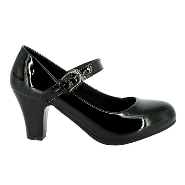 Zapato Cueca Clot Negro Charol Alquimia