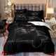 thumbnail image 3 of 3pcs Fashion Duvet Cover Set, Black Cat Pattern Bedding Set, Soft Comfortable Breathable Duvet Cover, For Bedroom Guest Room Dorm Decor (1*Duvet Cover + 2*Pillowcase, Without Core), 3 of 3