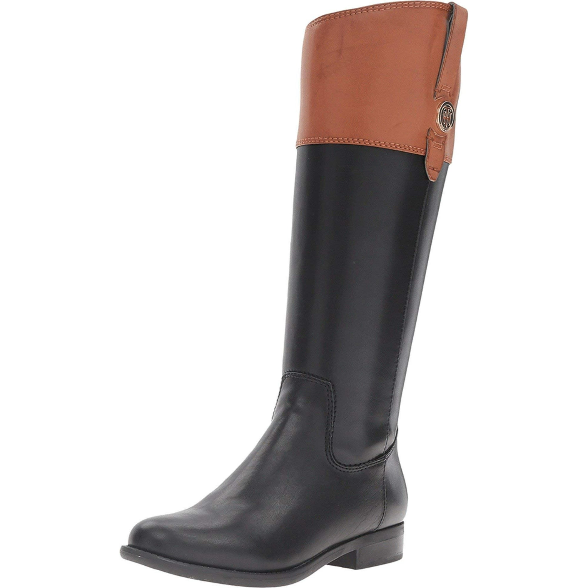 Botas Tommy Hilfiger Shano Para Mujer, Piel Sintética, Color Marrón