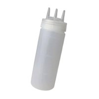 Magideal - Botella Para Especias, Botellas Para Ensalada, Recipiente Portátil, Dispensador De Salsas, Botella Para Especias Para Camping, Jarabe, Cocina Y Picnic Blanco