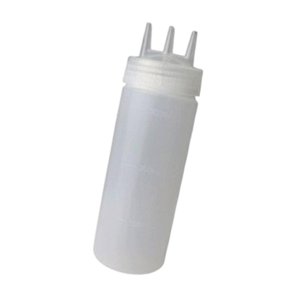 Magideal - Botella Para Especias, Botellas Para Ensalada, Recipiente Portátil, Dispensador De Salsas, Botella Para Especias Para Camping, Jarabe, Cocina Y Picnic Blanco