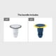 thumbnail image 1 of 1pc Silicone Floor Drain, Deodorant, Sewer Deodorant Cover, Anti-Odor And Insect-Proof, Suitable For Toilet, Toilet Plugging Cover, 1 of 3