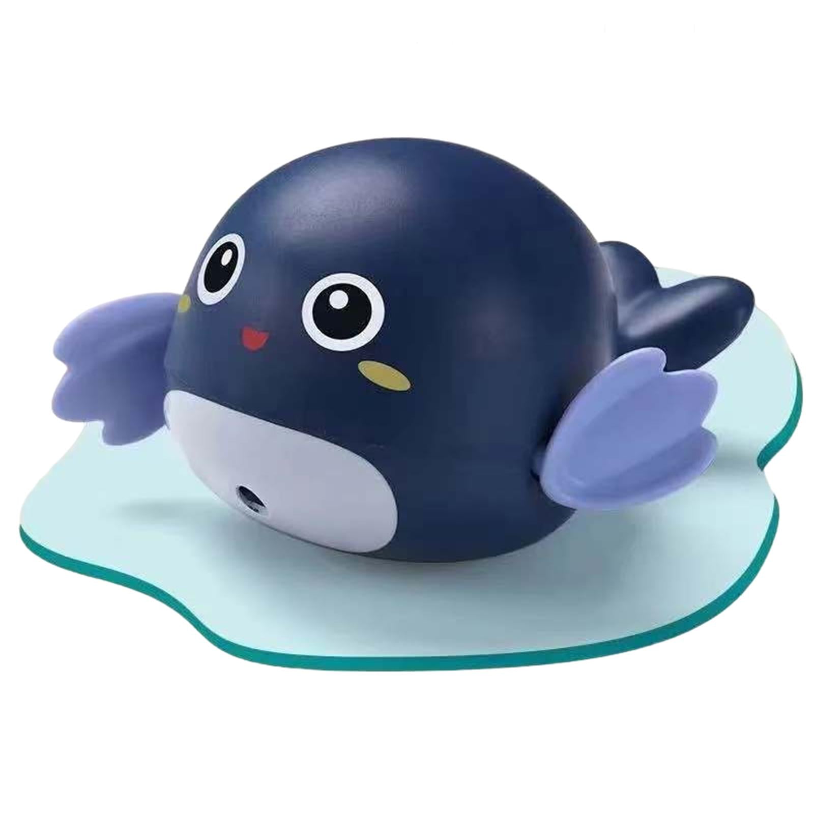 Magideal - Divertidos Juguetes De Baño Para Niños Pequeños Con Mecanismo De Relojería, Bañera Flotante Para Piscina Para Niños Y Niñas Azul Oscuro