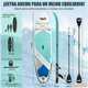 thumbnail image 3 of Set Tabla Stand Up Paddle Surf Inflable Návia 320x81x15cm Color Verde Con Azul, 3 of 10