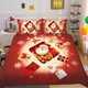 thumbnail image 1 of Christmas Gifts Santa Claus Quilt Duvet Cover Set Bedroom Decor Soft3-Piece Bedding Set, 1 of 4