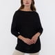thumbnail image 3 of Tejido Mujer Cinta Cuello Bote Negro Corona, 3 of 5