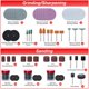 thumbnail image 2 of Kit De Accesorios Para Herramientas Rotativas 508 Piezas Con Funda De Transporte, 2 of 7