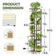thumbnail image 3 of Soporte para plantas con luz de cultivo Bamworld, 7 niveles, metal, madera, 3 of 7