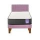 thumbnail image 1 of Cama Europea 1,5 Plaza + Respaldo Tubular Madera Rosado, 1 of 6