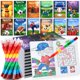 thumbnail image 1 of Libros para colorear BenLouis 12 Sports con 12 crayones apilables, 1 of 7