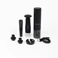 Descorchador De Vinos Recargable Simple Cook Grand Full Black