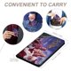 thumbnail image 4 of Santa Cláusula Porta Pasaporte y Cartera de Viaje Premium de Cuero PU, Funda de Pasaporte Bloqueo RFID con Ranuras para Tarjetas de Crédito, Estuche para Libro de Pasaporte para Familia 10cm × 15cm, 4 of 6