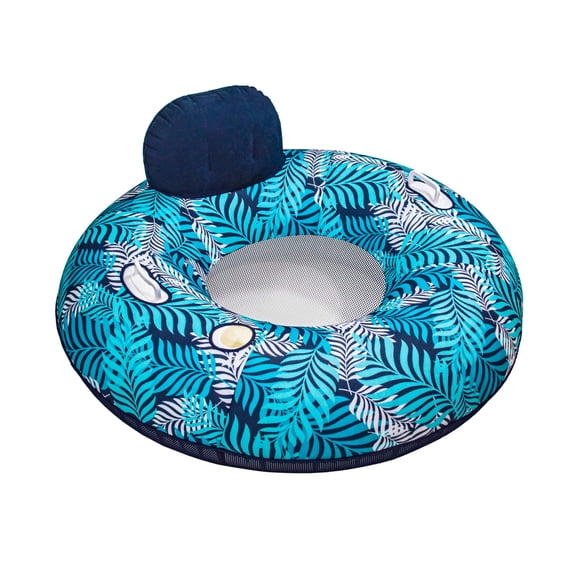 Lake Tube Float Aqua LEISURE Oversized Supreme Azul/Blanco