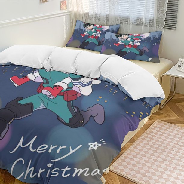My Hero Academia Anime 3-Piece Twin Bed Set Fade-Resistant Microfiber