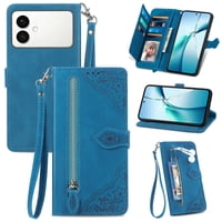 Funda Foxdock Cartera Piel Samsung Galaxy S26 Edge – Antirrobo Rfid, Antigolpes – Azul