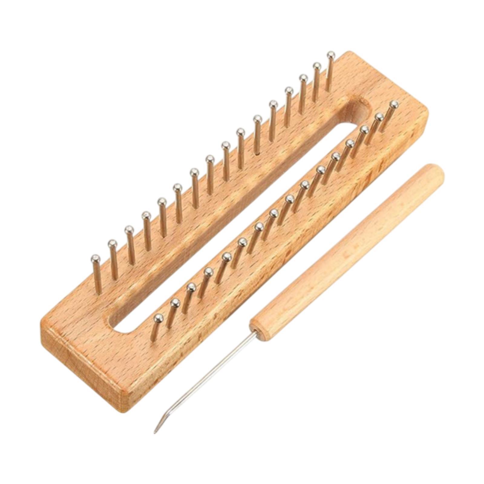 Magideal - Accesorios De Rectángulo De Tejido De Telar De Tejido Con Crochet Puntada De Punto De Punto De Punto De Punto De Punto De Punto Para Bufandas De Patio