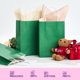 thumbnail image 5 of Paquete de 32 bolsas de regalo PACKINNO 15x8x21 cm - Verde Navideño, 5 of 8