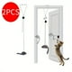 thumbnail image 1 of 2pcs Cat Toy Hanging Door Toy Contains Catnip Cat Interactive Toy Adjustable Cat Teasing Toy, 1 of 4