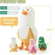 thumbnail image 4 of Peluche de pato plátano para mamá de 50 cm con 3 adorables peluches de pato plátano. 4 piezas de peluche de pato plátano para niñas y niños., 4 of 7