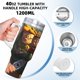 thumbnail image 5 of La Gran Aventura de Nate Vaso aislado de acero inoxidable con asa, diseño temático, regalo para familia, amigos y fans; incluye pajita y encaja en el portavasos estándar, 40 oz, 5 of 6
