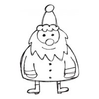 Rienda Libre Graphics - Decomural Santa Claus Christmas Ws-34398