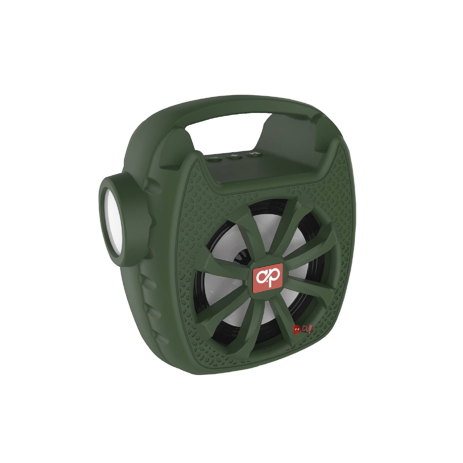 Audiopro Studio - Parlante Bluetooth Con Panel Solar Y Linterna Verde - Ps