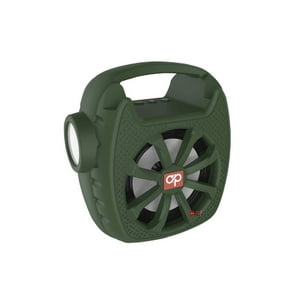 Audiopro Studio - Parlante Bluetooth Con Panel Solar Y Linterna Verde - Ps