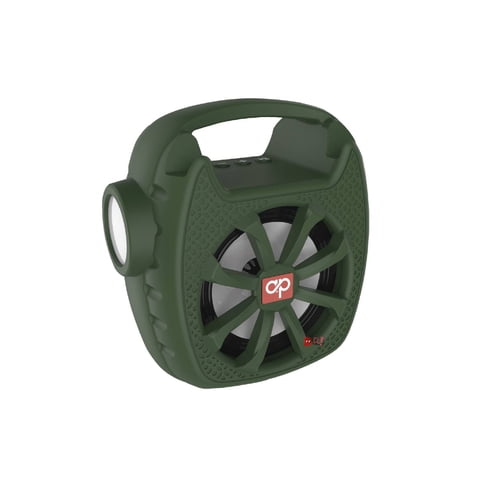 Audiopro Studio - Parlante Bluetooth Con Panel Solar Y Linterna Verde - Ps