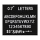 thumbnail image 2 of Letras de fieltro Veskaoty 300 piezas blancas 1,8 cm, 2 of 6