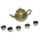 thumbnail image 1 of Juego De Teteras Para Casa De Muñecas Accesorios De Cocina De Metal 1:12 Hada Para Vino Dorado, 1 of 5