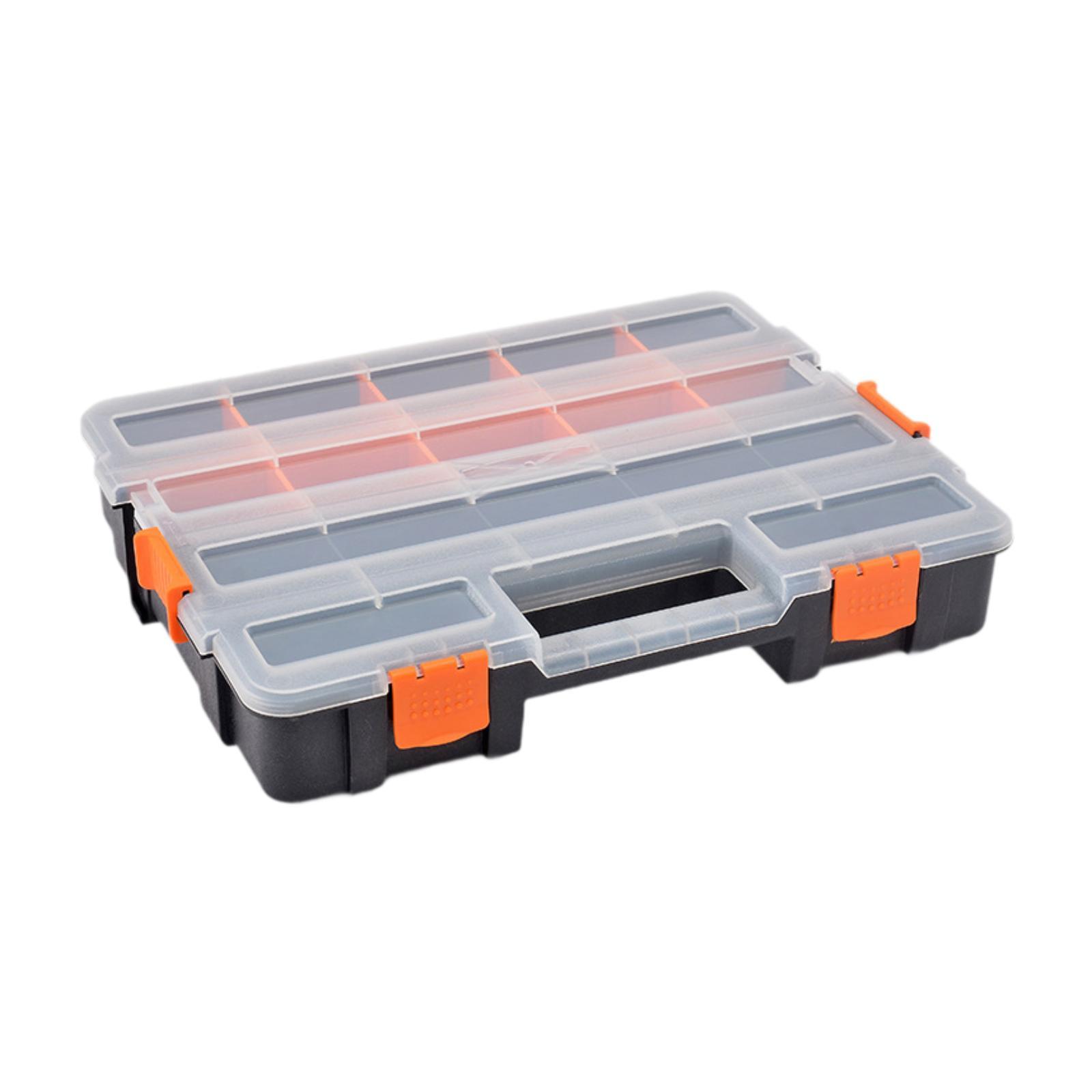 Ioensy - Caja Organizadora De Herramientas Para Manualidades, Con Tornillos Y Tuercas, 37,5 X 29 X 6,7 Cm