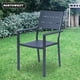 thumbnail image 3 of Silla Terraza Con Brazos Polywood Impermeable Gris Oscuro Tamaño Único, 3 of 4