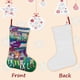 thumbnail image 3 of Equestria Girls Tema: Calcetines de Navidad, fino lino blanco para colgar en escaleras y chimenea, decoración navideña para el hogar, regalo de Navidad.54cm×38cm, 3 of 5