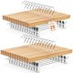 thumbnail image 1 of Perchas para pantalones HOUSE DAY de madera de primera calidad, paquete de 25 con clips, 1 of 9