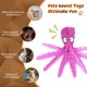 thumbnail image 5 of Juguetes para perros MANOPAWS Set de 3 pulpos de peluche de 32 cm con sonido chirriante, 5 of 7