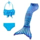 thumbnail image 1 of Traje de baño de sirena para niñas, bikini para niñas, ropa para niñas, traje de baño para niñas, traje de baño de material cómodo, 1 of 6