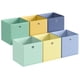 thumbnail image 1 of Juego de 6 cubos Storage Cubes SONGMICS, sin olor, 33 x 33 cm, arcoíris, 1 of 8