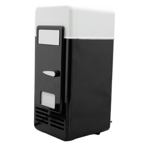 Bothyi - Usb Mini Coche Refrigerador Calentador Barra Portátil Para 1 Lata Escritorio Dormitorio Negro