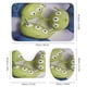 thumbnail image 3 of Alienígenas De Pizza Planet theme 4 piece Shower Curtain Set With Rugs Waterproof Bathroom Decor Set Includes Bath Mat U shaped Rug Toilet Lid Cover And Curtain With Hooks, 3 of 6