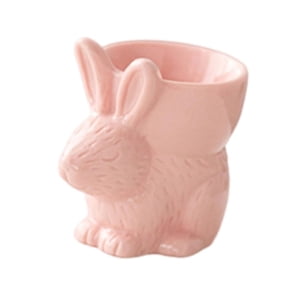 Magideal - Copa De Huevo Bunny Huevo Almuerzo Almuerzo Decoración Del Hogar Arnés De Comedor De La Cocina Para El Titular De La Exposición De Huevos Duros Cocina Rosa