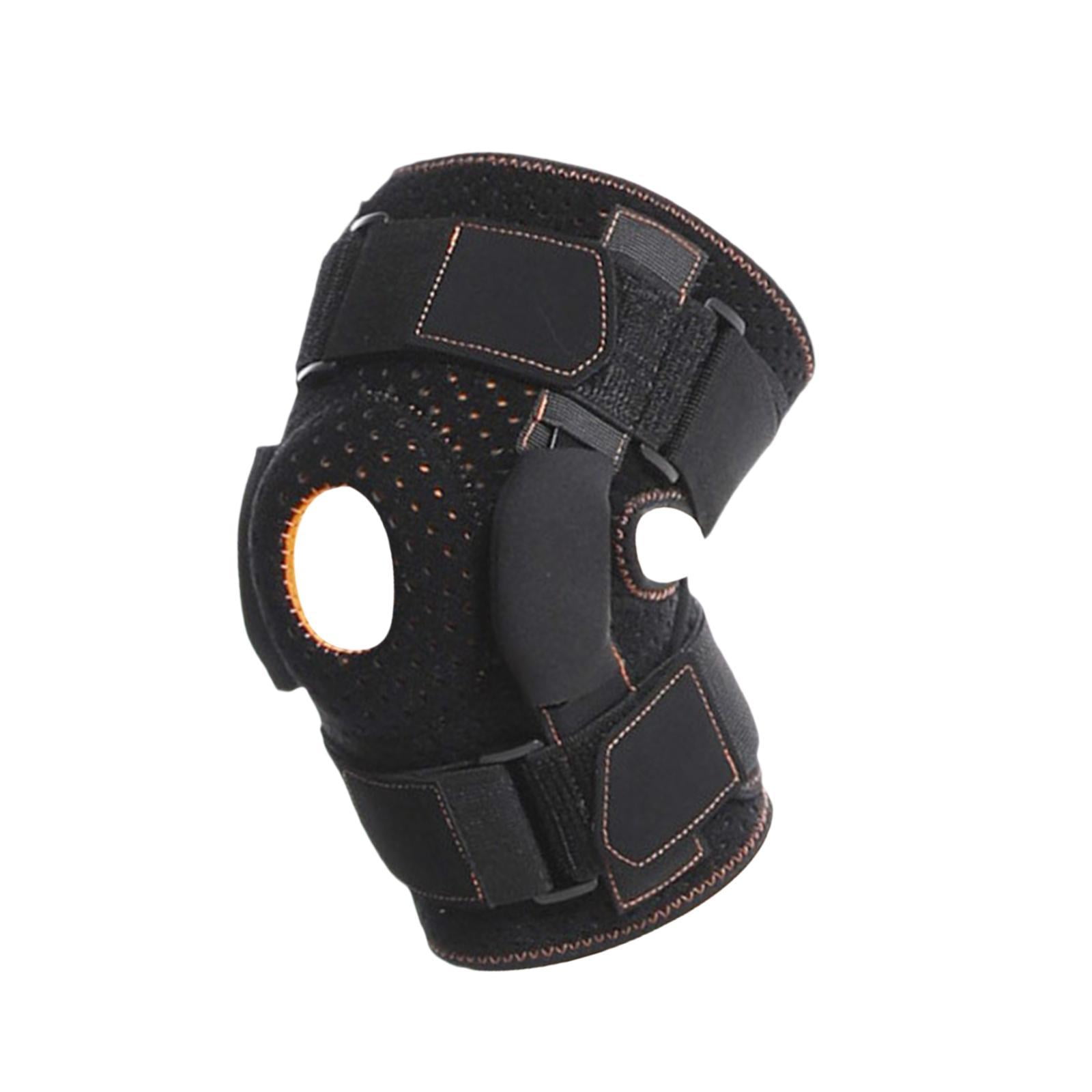 Magideal - Rodillera De Apoyo Para Rodillas, Fuerte Soporte Para Rodillas, Protector Negro Para Baloncesto, Desgarro De Menisco, Artritis, Pickleball, Hombres