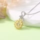 thumbnail image 2 of Collar girasol giratorio plata 925, 2 of 3