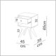 thumbnail image 3 of Set Cama Tokio 2 Plazas + Velador NY C, 3 of 5