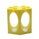 thumbnail image 1 of Mini Pecera Paisaje Adorno Transparente Acuario Redondo Amarillo, 1 of 5