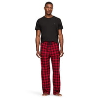 Conjunto De Pijama Tommy Hilfiger, Set De Dormir De Popelina Para Hombre