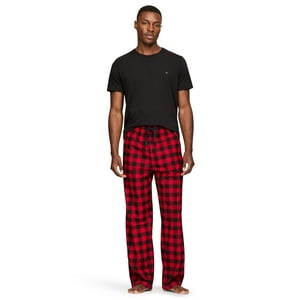 Conjunto De Pijama Tommy Hilfiger, Set De Dormir De Popelina Para Hombre