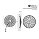 thumbnail image 5 of Electroventilador Universal Automotriz 16" 12V 120W Reversible, 5 of 5