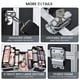 thumbnail image 4 of Estuche de maquillaje FRENESSA, caja grande para cosméticos, color negro, 4 of 8